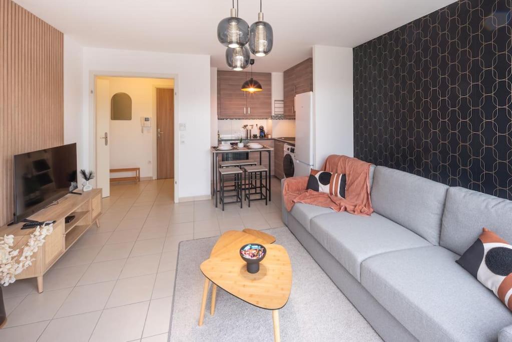Apartmán L'Excellence-8Min Aeroport-Terrasse-Parking Prive Lingolsheim Exteriér fotografie